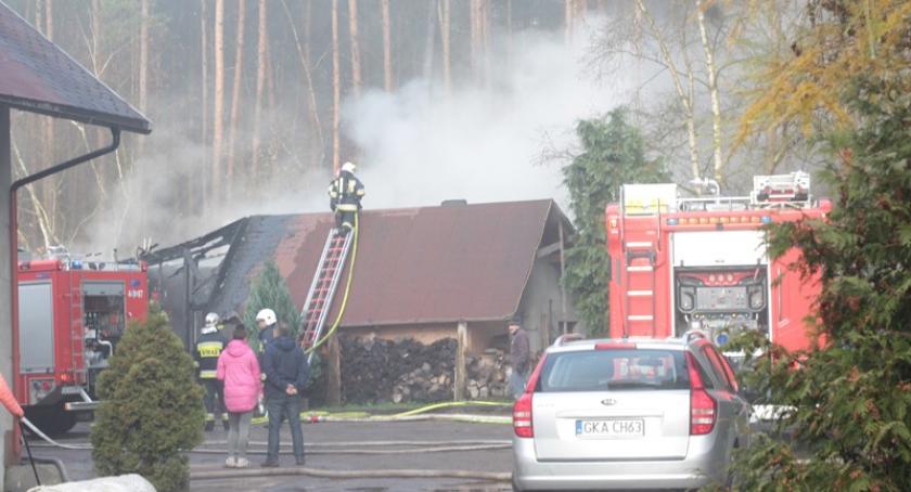 Borowo. Pożar na ulicy Piwnej
