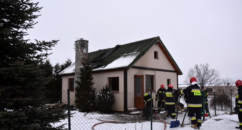 Tokarskie Pnie. Spłonął budynek jednorodzinny