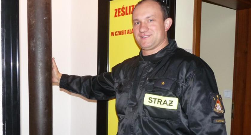 Wypadki od kuchni: strażak