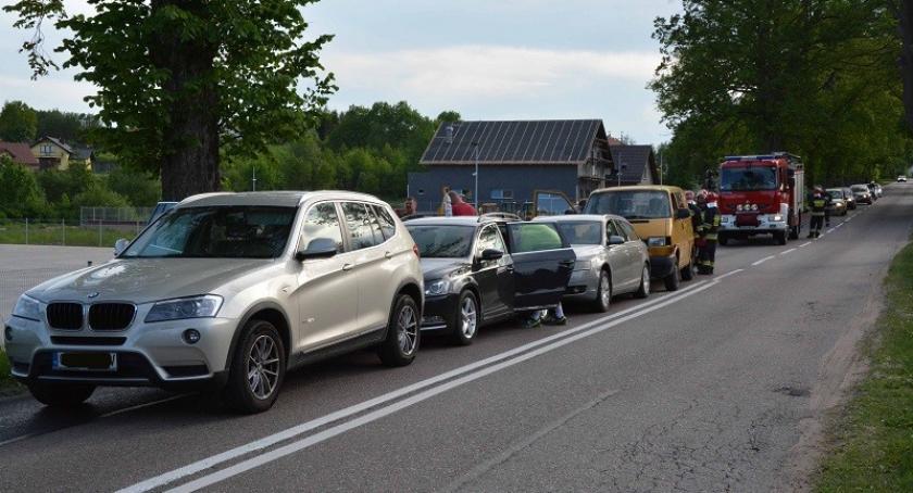 Grzybno. Karambol z udziałem pięciu pojazdów
