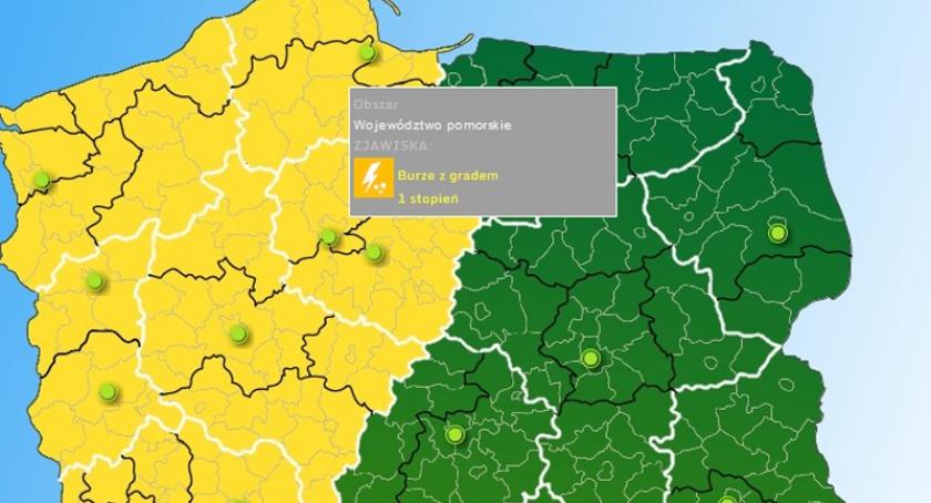 Gwałtowne burze nad Kaszubami - wydano ostrzeżenia