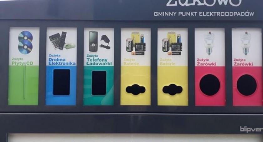 W gminie Żukowo powstały punkty elektroodpadów