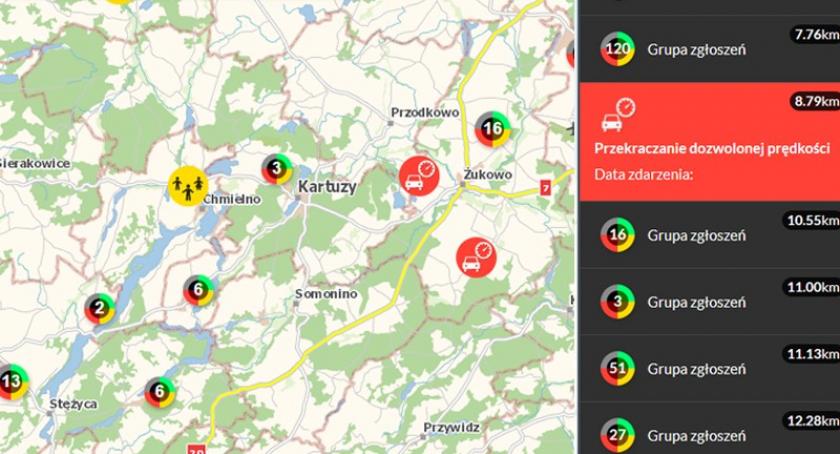 Kierowcy jeżdżą za szybko - w walce z piratami drogowymi pomaga mapa zagrożeń