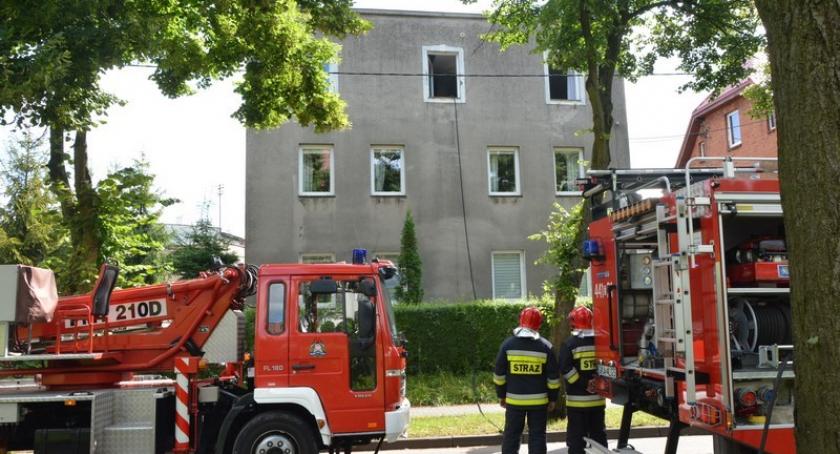Kartuzy. Pożar w mieszkaniu przy ul. Majkowskiego