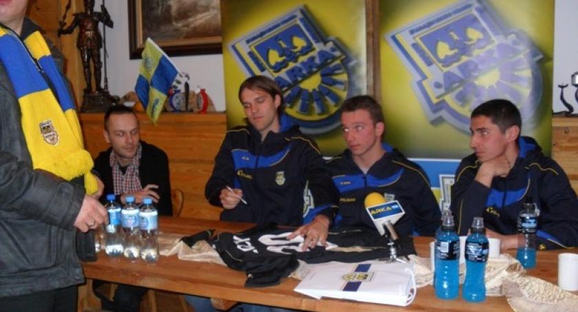 Kartuski Fun Club Arki spotkał się z piłkarzami