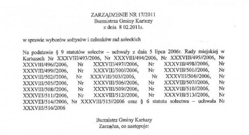 Gmina Kartuzy. Nie przegap zebrania w swoim sołectwie