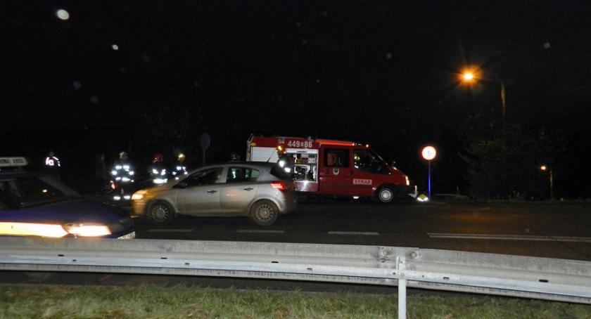 Borkowo. Zderzenie peugeota z motocyklem