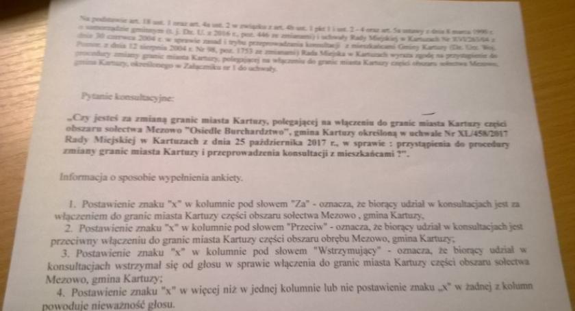 Burchardztwo włączone do miasta Kartuzy? Trwają konsultacje - możesz zagłosować