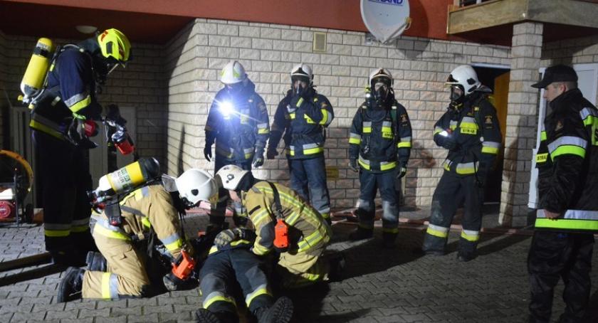 Dzierżążno. Siedem osób rannych w pożarze klubu - to tylko ćwiczenia