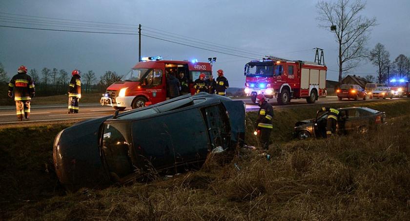 Wypadek w Wyczechowie - jedna osoba w szpitalu