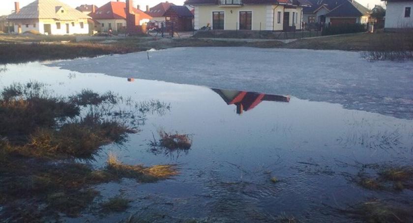 Zalana ulica Źródlana w Baninie
