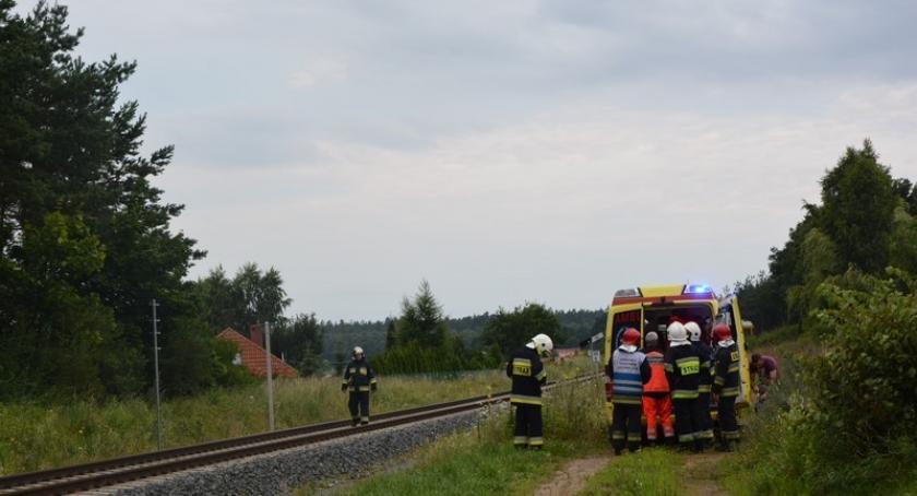 Dzierżążno. 28-letnia kobieta została potrącona przez pociąg