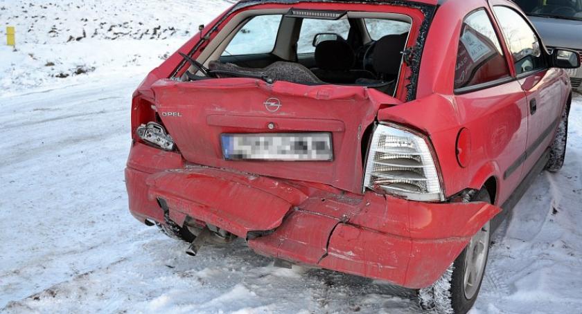 Egiertowo. MAN najechał na tył opla na K20