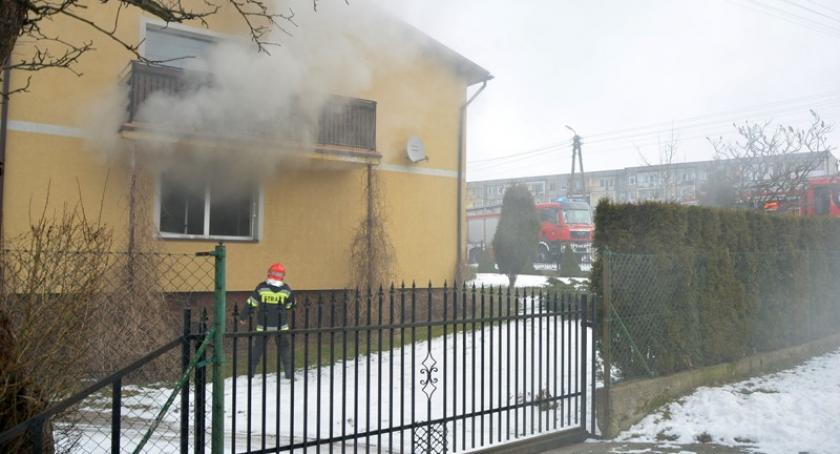 Kartuzy. Pożar budynku przy ul. Leśnej