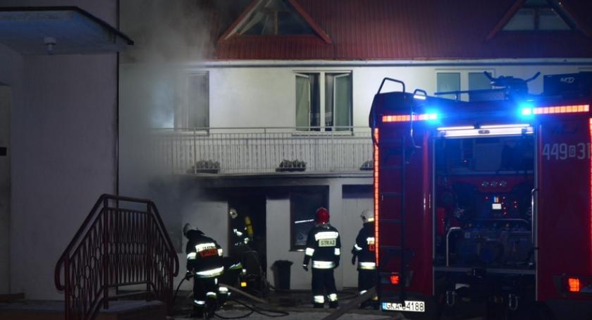 Borucino. Pożar w  kotłowni - trzy osoby poszkodowane