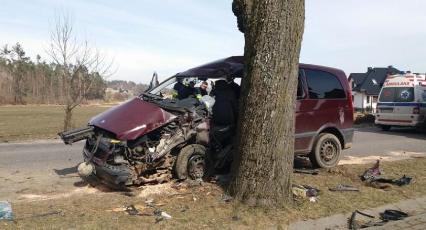 Wypadek w Gowidlinie - jedna osoba ranna