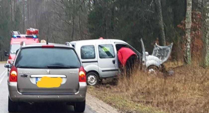 Wypadek w Gołubiu. Do szpitala trafiła 20-letnia kobieta