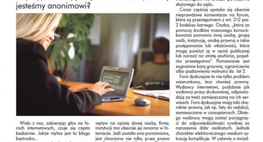 Kartuzy. Burmistrz ostrzega internautów i wydawców portali internetowych
