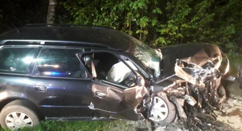 Wypadek w Mojuszu - pięć młodych osób trafiło do szpitala