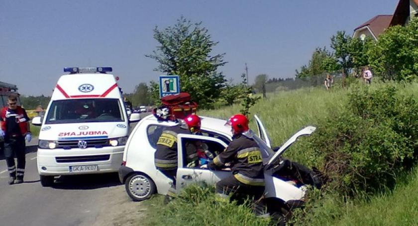 Leszno. Golf najechał na seicento