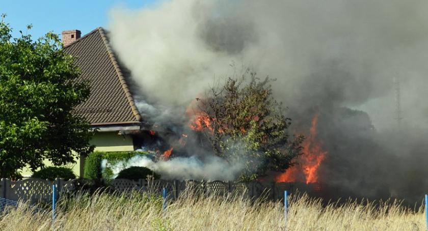 Pożar budynku mieszkalnego w Żukowie