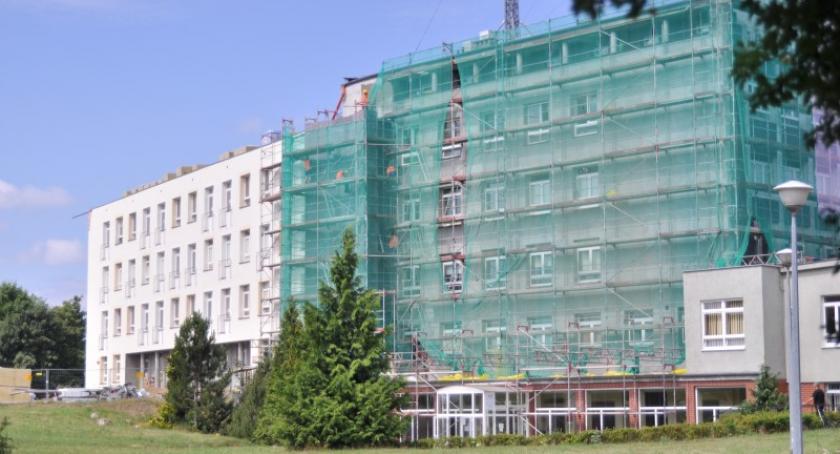 Trwają prace przy termomodernizacji szpitala - w październiku zakończenie robót