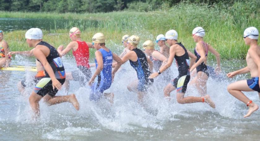 Najmłodsi również sprawdzili się na triathlonie w Chmielnie