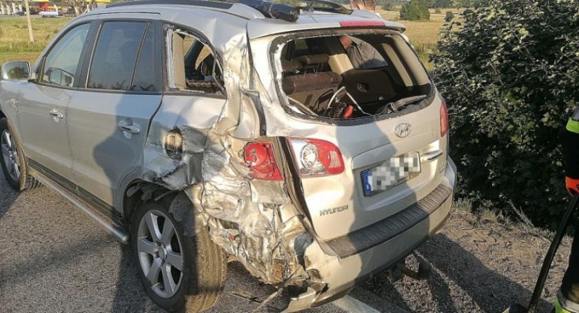 Borcz. Ciężarówka uderzyła w hyundai