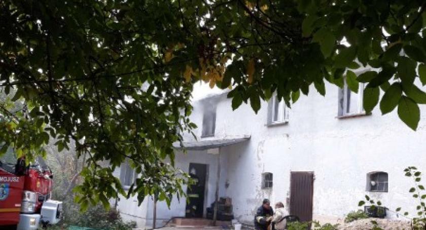 Karwacja. Pożar w budynku mieszkalnym