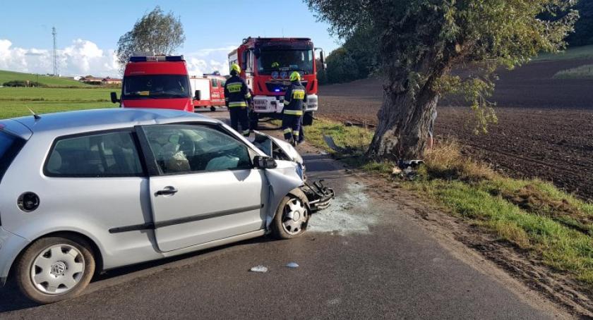 Wypadek w Sławkach - 49-letnia kobieta w szpitalu