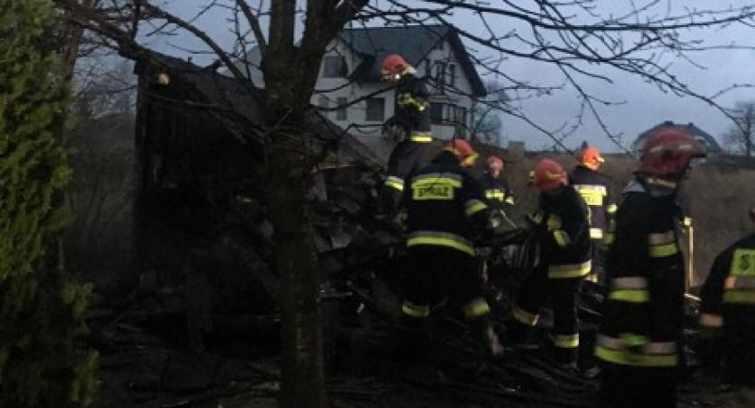 Mirachowo. Spłonął drewniany budynek gospodarczy
