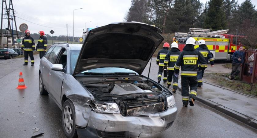 Rębiechowo. Zderzenie dwóch pojazdów - w akcji LPR