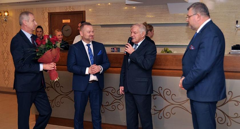 Życzenia i podziękowania na noworocznym spotkaniu z samorządowcami