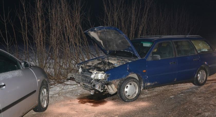 Klukowa Huta. Zderzenie VW Passata z seatem