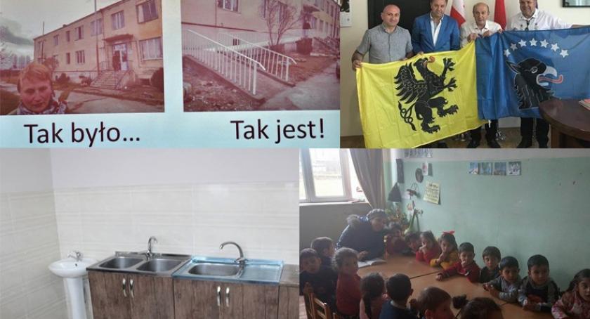 Kaszubscy przedsiębiorcy pomogli w remoncie przedszkola w Gori w Gruzji