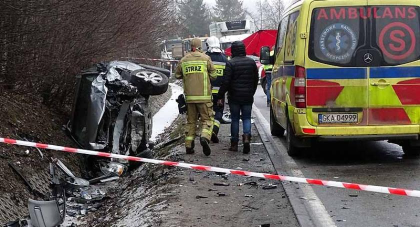 Tragiczny wypadek na krajowej 