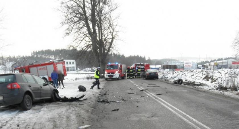 Dwie osoby ranne w wypadku w Przodkowie