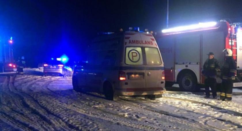 Strażacy walczyli z pożarem budynku mieszkalnego w Mrozach