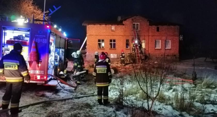 Przyjaźń. Spłonął budynek mieszkalny