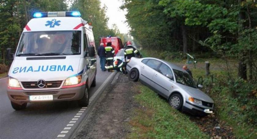 Borcz. Kolizja passata z hondą