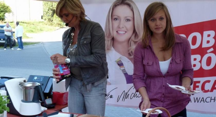 Ewa Wachowicz gotowała w Kartuzach i Gołubiu