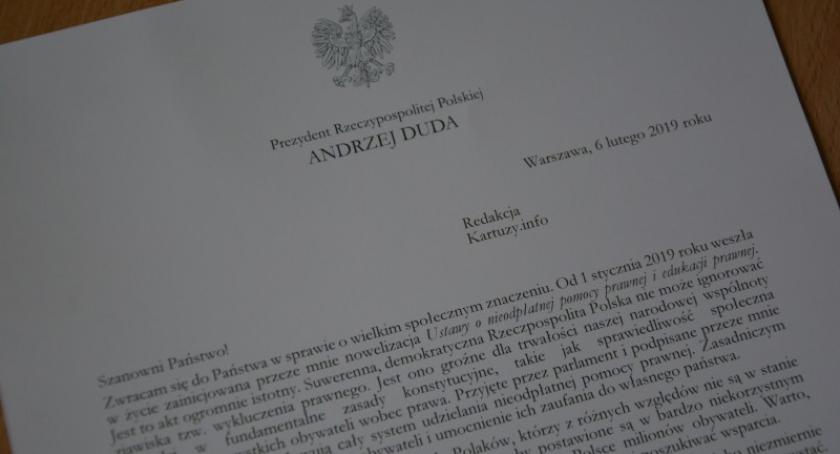 Prezydent Andrzej Duda o darmowej pomocy prawnej. Dla kogo?