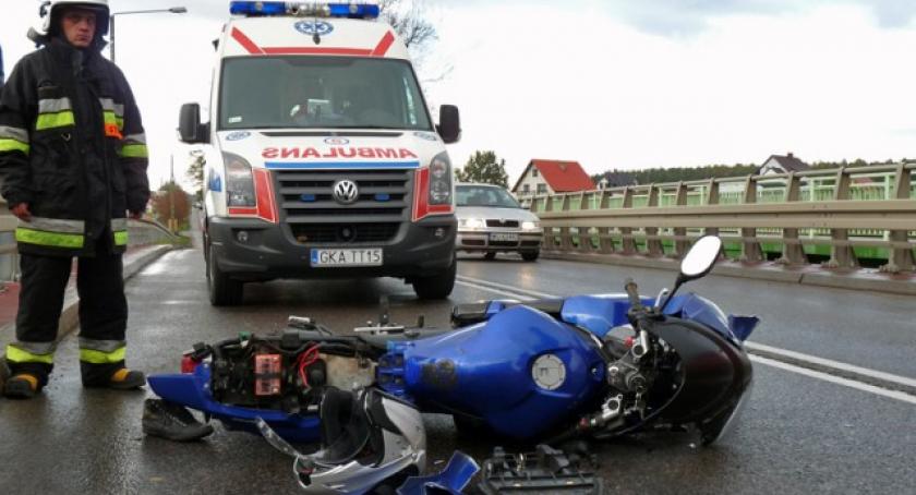 Somonino. Wypadek na wiadukcie