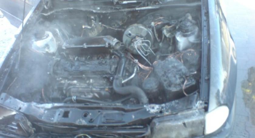 Chwaszczyno. Palił się Opel Astra