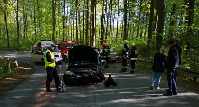 Dwie osoby ranne w wypadku na trasie Somonino-Egiertowo