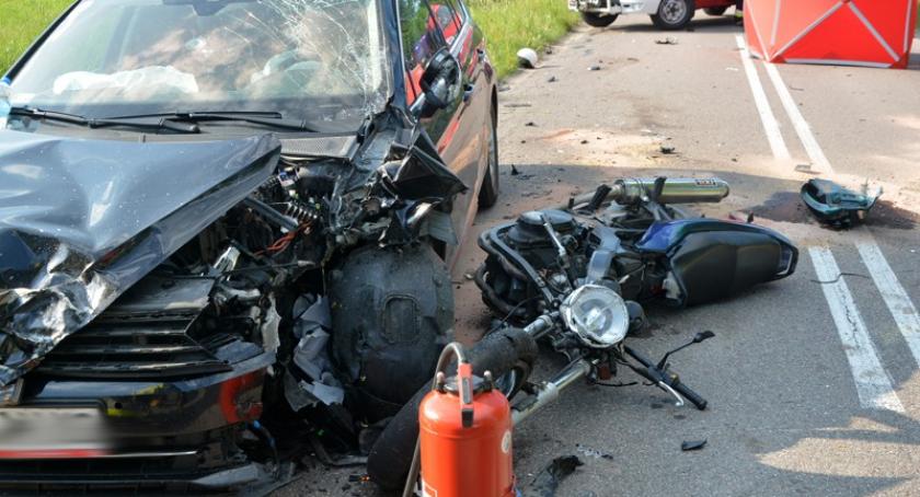 Śmiertelny wypadek na trasie Kamela-Przywidz. Nie żyje motocyklista