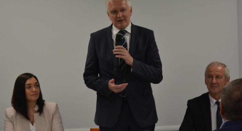 Wicepremier Jarosław Gowin z wizytą w Kartuzach