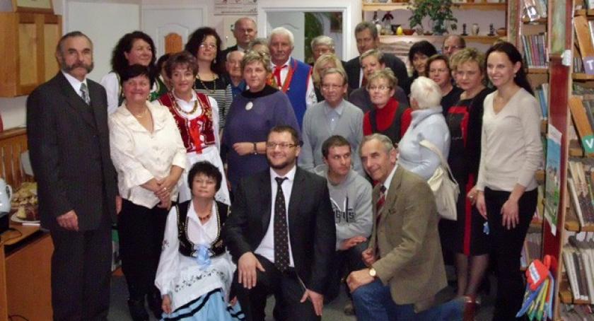 Stężyca. Tomasz Fopke promował 