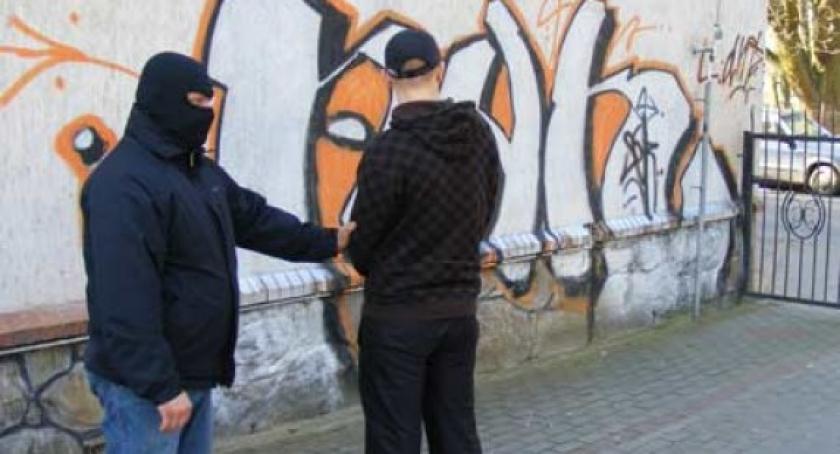 Policja zatrzymała graficiarza
