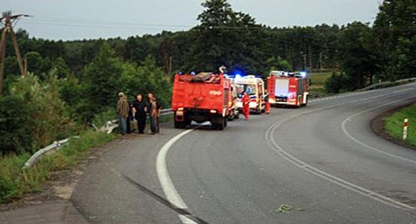 Policjant z Kartuz usłyszał zarzuty ws. wypadku w Pogorzelicach